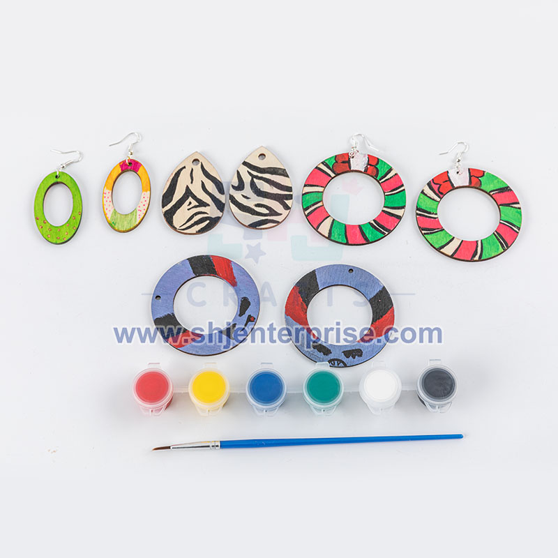 DIY Wooden Ornaments For Jewelry Making